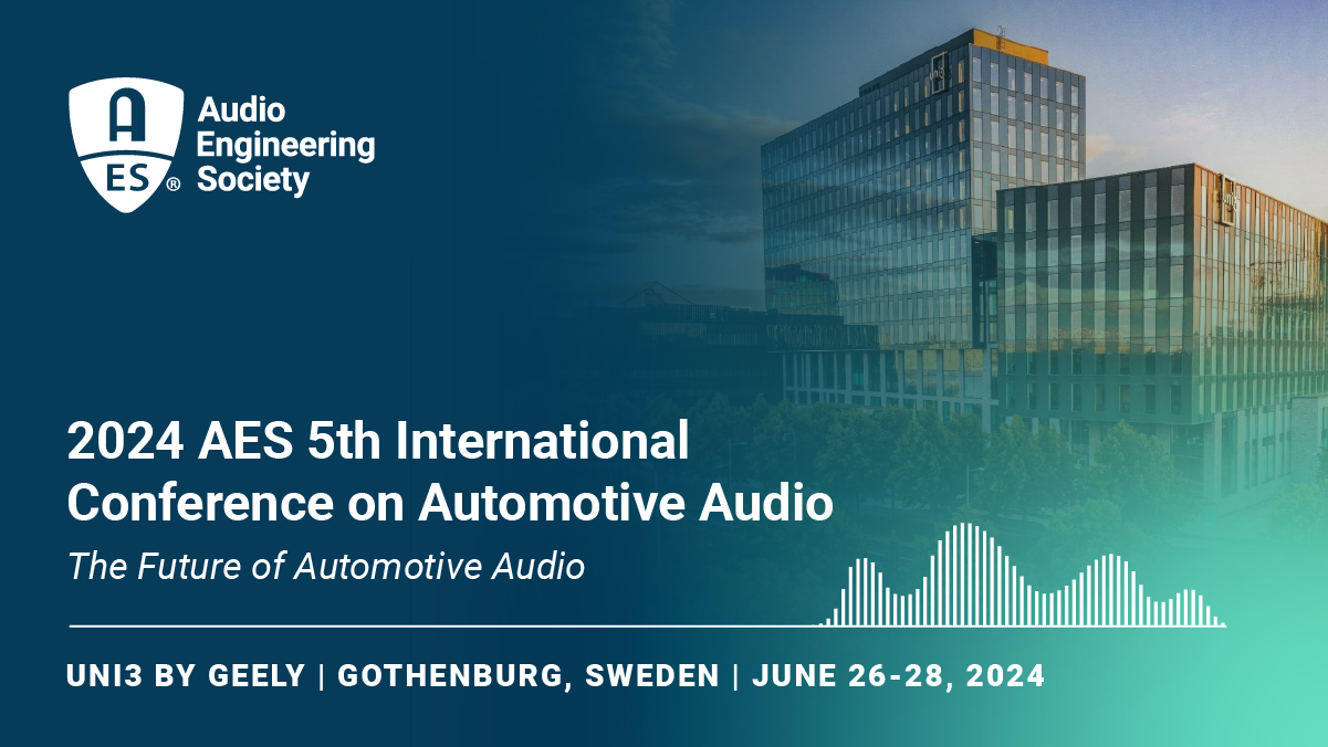 2024 AES 5th International Conference on Automotive Audio Program AES